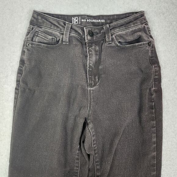 No Boundaries Jeans Womens Junior Size 3 Black 24" Waist - Picture 4 of 14